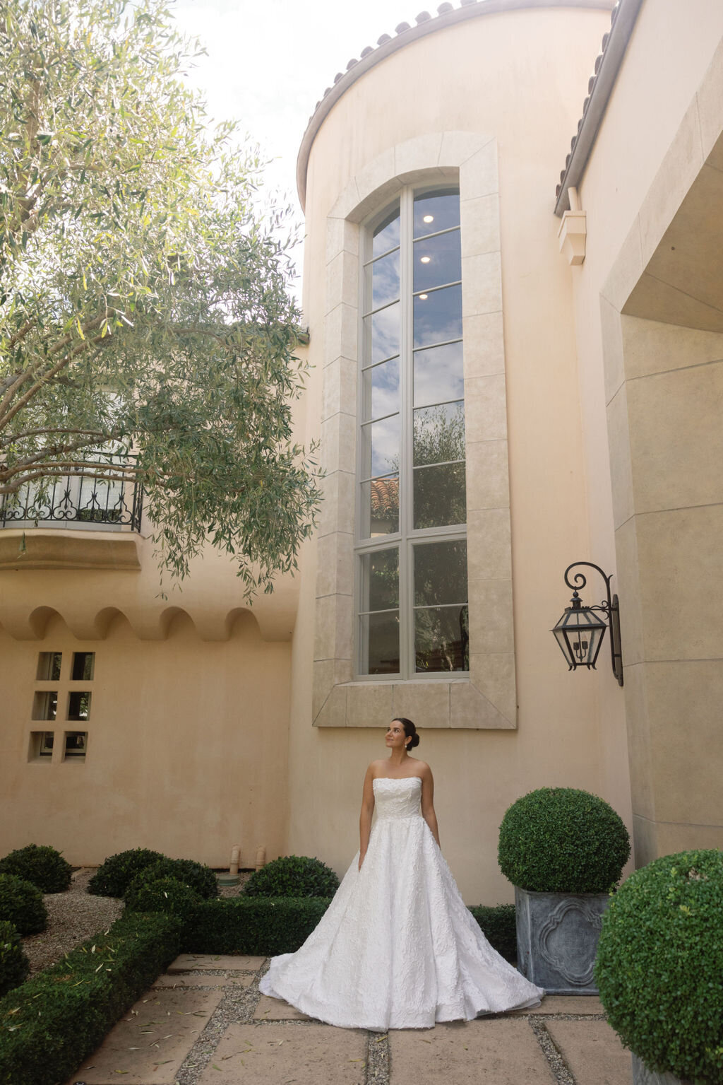 Ceremony aisle at a Santa Barbara estate
